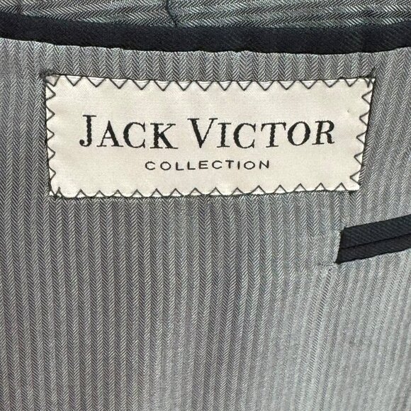 Jack Victor Super 110s Black Blazer Mens Size 44L - Picture 4 of 8